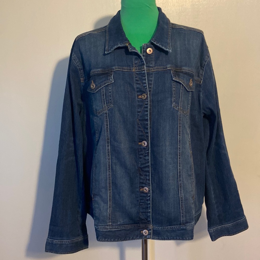 J Jill Jean Jacket